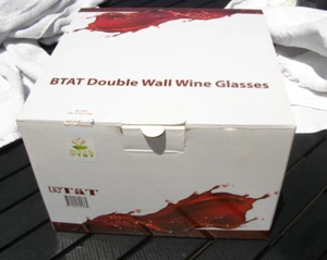 BTAT Doppelwandige Weingläser Neu im Karton 4er Set "BTaT Brew To A Tea" - Bild 1 von 7