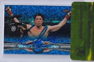 Chael Sonnen Signed 2013 Topps UFC Finest Refractors Blue Card #91 BAS COA #/188 - Picture 1 of 12