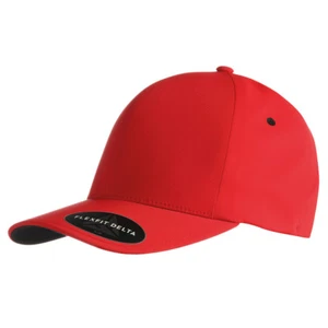 FLEXIFIT DELTA YUPOONG CAP - Plain or Personalised - SWEAT ABSORBENT PRO CAP - Picture 1 of 6