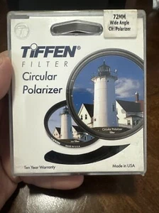 Tiffen 72 mm kreisförmiger polarisierender Weitwinkelfilter (Low Profile Design) 72WIDCP - Bild 1 von 2