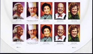 US #4926a MNH Plate Block 2014 Chefs Child Beard Chen Lewis Rojas [P11111] - Picture 1 of 1