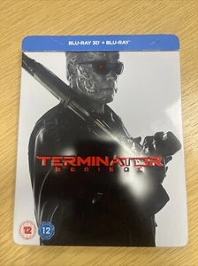 New & Sealed UK Edition Steelbook Terminator Genisys Blu-ray 3D - Picture 1 of 2