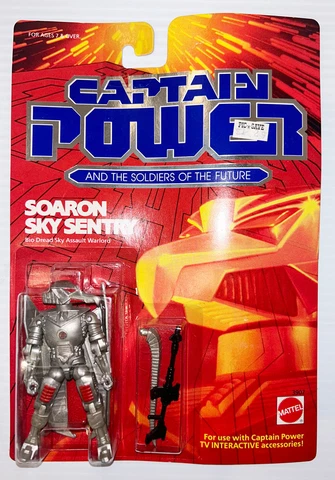 Mattel Captain Power Soaron Sky Sentry MOC. Toys Of The Future! Cover