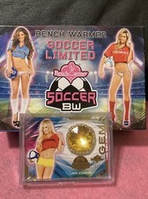 LANA KINNEAR 2022 BENCH WARMER SOCCER LIMITED GEM CARD GOLD FOIL SP# 1/1