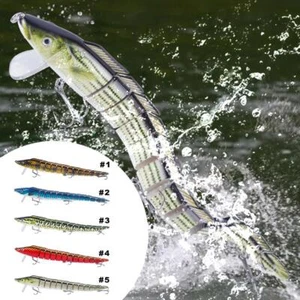 1Pcs Simulation Multi Segment Swimbait Simulation eel Best Lures Fishing - Picture 1 of 19