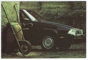 Cartolina d'epoca 1987 ALFA ROMEO MILANO pubblicità auto oversize - Foto 1 di 2