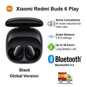 Xiaomi Auriculares Redmi Buds 6 Play Bluetooth Llamadas Música Reduccion Ruido - Imagen 1 de 4
