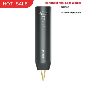 Awithz H1 Mini Spot Welder Li Battery Spot Welding Machine w/ 11-Gear Adjustment