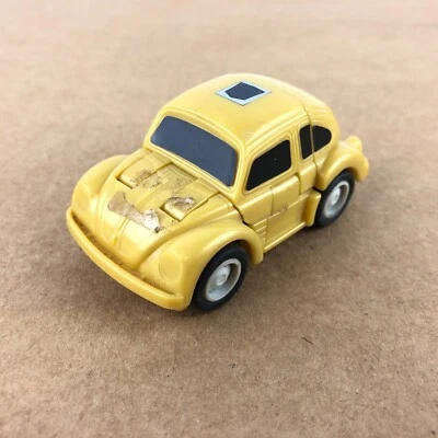 Vintage Goldbug 1986 G1 Transformers Hasbro Figure Pull Back Bumblebee Working! - Image 1 of 4
