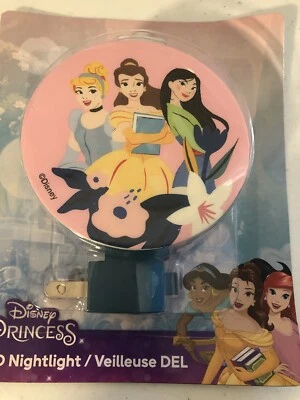 NEW! - Pair of Plug in Disney Princess Led Night Lights - Image 1 of 3