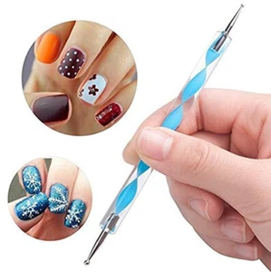 5 PIEZAS Plumas para puntear Arte en uñas Herramientas de diseño Kit de manicura Extremo de bola Punto Herramientas de arte EE. UU. - Imagen 1 de 9