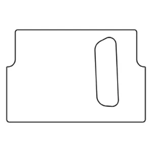 Trunk Floor Mat Cover for 1955-57 Chevrolet Ultra High Definition Rubber Smooth - Picture 1 of 30