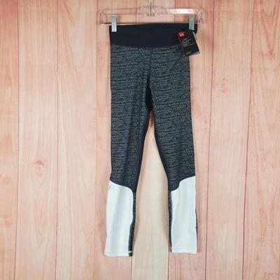 Under Armour Heatgear Leggings Womens XS Gray Stretch Running Yoga Workout - Image 1 of 4