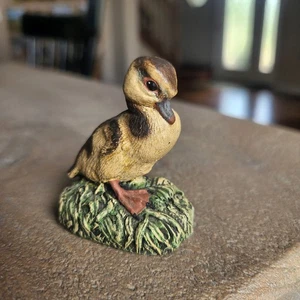 Figura Mallard Duckling 1978 de Herman L. Deaton - Colección de fieras de bronce creativa - Imagen 1 de 8