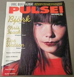 BJORK Pulse #139 July 1995 Chris Isaak Doc Watson Arto Lindsay Scenic Keaton - Foto 1 di 6