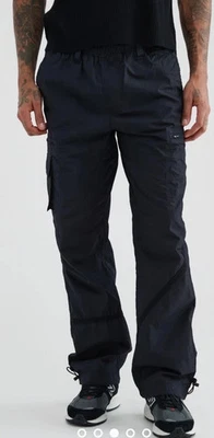 Urban Outfitters Standard Cloth Pants Medium Black Utility Paratrooper Cargo NWT - Image 1 of 4