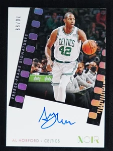 AL Horford 2021-22 Panini Noir Freeze Frame Firme Auto 70/99 #FF-ALH - Foto 1 di 2