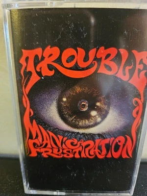 TROUBLE Manic Frustration 1992 CASSETTE TAPE HARD ROCK HEAVY METAL - Image 1 of 4