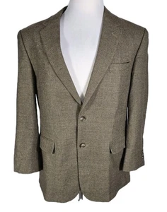 jos a bank Mens Sz 44R Brown Color Soft 100% Wool Sport Coat S33 - Picture 1 of 23