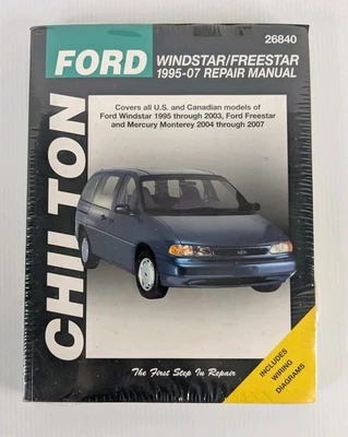 CHILTON 26840 1995-2007 FORD WINDSTAR/FREESTAR REPAIR MANUAL - Image 1 of 2
