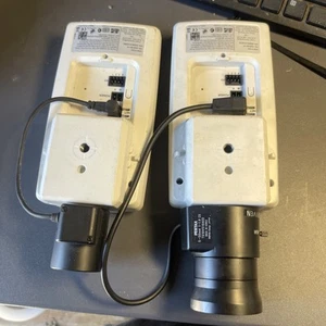 2xAxis P1343 Network Camera 0320-001-01 Indoor Fixed POE 1 PENTAX 1:1.8 RARE - Picture 1 of 24