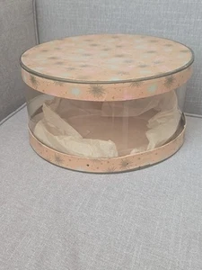 RARE VINTAGE HAT BOX RETRO ATOMIC STARBURST MID-CENTURY CASE MCM - Picture 1 of 10