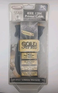 Belkin Gold Series IEEE 1284 Druckerkabel DB25 Stecker/Centronics 36 Stecker 6 Fuß Neu - Bild 1 von 5