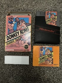 Donkey Kong Classics Nintendo NES CIB W/ Manual