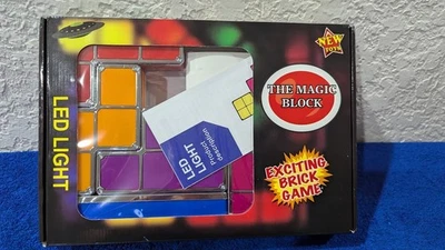 Magic Block Lamp Multicolor Moveable Blocks Night Light 7 Pc Puzzle New - Image 1 of 2