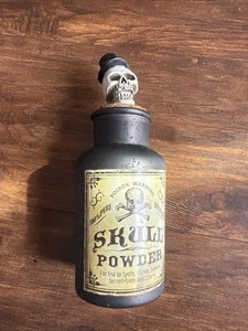 Halloween Tränkflasche "Totenkopfpulver" nur zur Dekoration - Bild 1 von 6