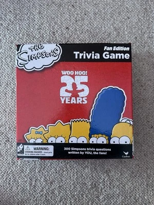 The Simpsons Fan Edition Trivia Board Game Woo Hoo! 25 years Complete Set - Image 1 of 4