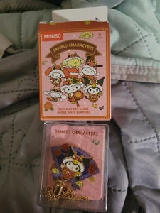 Miniso Sanrio Characters Lunar New Year Pin Badge -Kuromi - Picture 1 of 7