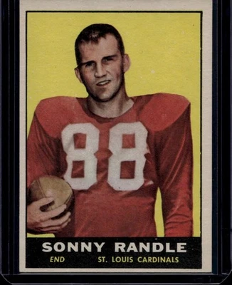 1961 Topps Football #118 Sonny Randle, Ex - Image 1 of 2