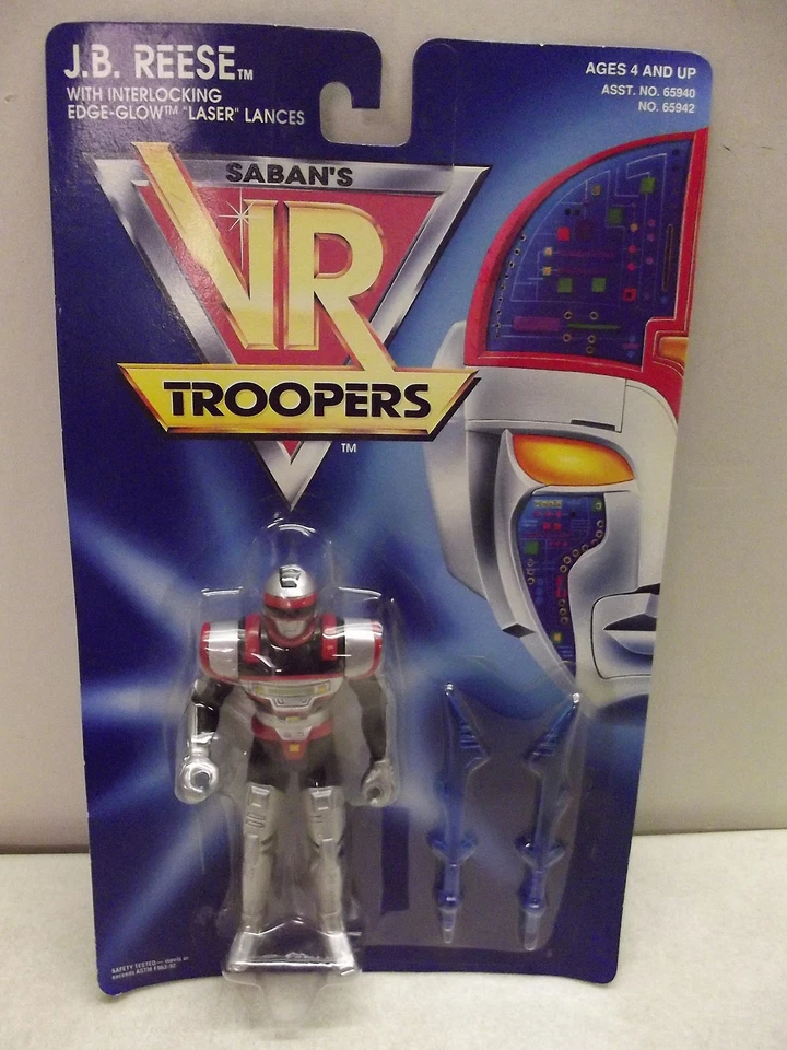 MOC 1994 Kenner Saban's VR Troopers JB Reese 5" Action Figure