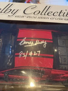 1:18 Carroll Shelby Collectibles 83 of 427 GT500 Super Snake Signed Autograph - Picture 1 of 20