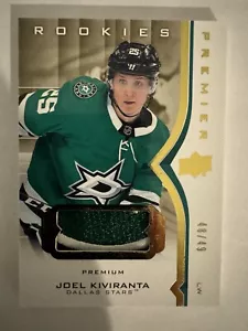 2020-21 Rookie Premier Patch #56 Joel Kiviranta (MEM, RC) Dallas Stars SP - Picture 1 of 7