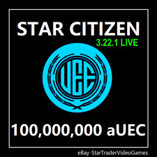 STAR CITIZEN - 100,000,000 aUEC (Alpha UEC) for 3.22.1 LIVE