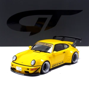 Porsche 911 (964) RWB RHAU-WELT QEEMA 2024 jellow / black 1:18 GT492 GT SPIRIT - Bild 1 von 5