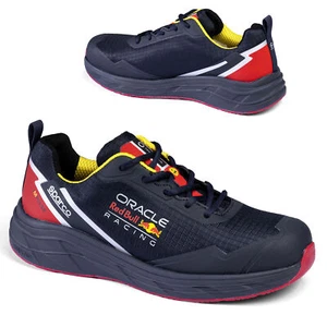 2025 Sparco Red Bull Racing Safety Footwear Work Trainers Shoes S3S Toe Protect - Picture 1 of 27