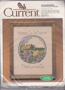 Current 7091-5 Housewarming Counted Cross Stitch Sampler Kit NIP - Picture 1 of 1