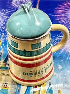 Disney Parks Old Key West Resort Faro Tazza e Coperchio Ceramica NUOVO - Foto 1 di 3