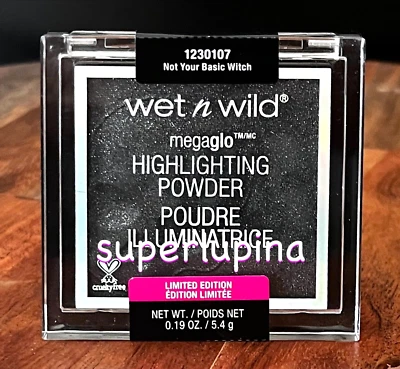 Wet N Wild Megaglo NOT YOUR BASIC WITCH Highlighting Powder NEW Halloween 2019 - Image 1 of 2