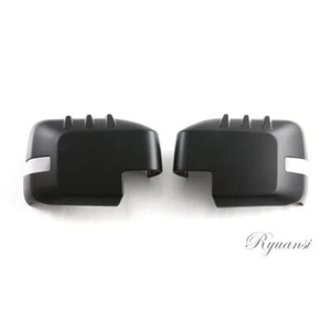 2PCS For 2021-2024 Ford Bronco Matte Black Rear View Side Mirror Cover Cap Trim - Picture 1 of 3