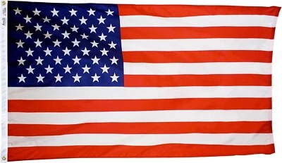 Annin Flagmakers American Flag All-Weather Heavy Nylon SolarGuard, 5 x 8 Feet - Image 1 of 3