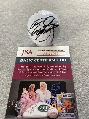 PGA AUGUSTA NATIONAL- RICKIE FOWLER AUTOGRAPH MASTERS LOGO GOLF BALL JSA AL24061 - Image 1 of 3