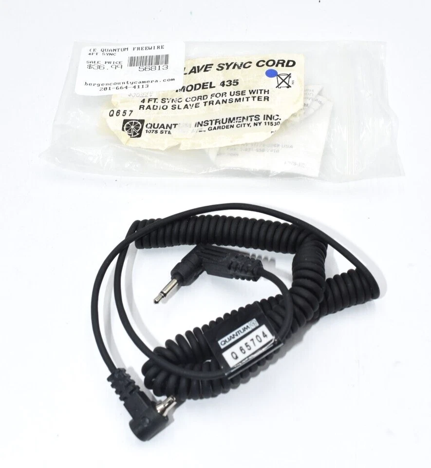 Quantum Slave Sync Cord Model 435 4 foot - Image 1 of 1