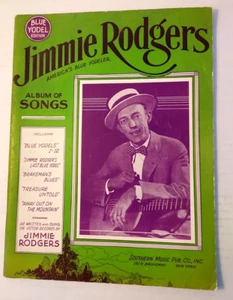 Álbum de canciones Jimmie Rodgers America's Blue Yodeler ©1943 - Imagen 1 de 2