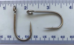 1000 6X Streng GT 9171 Ganchos de Pesca Siwash para Ojos Abiertos Niquelados Talla 2/0 - Imagen 1 de 1