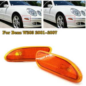 Bernstein Paar Vorne Blinkleuchte Blinker NEU Für Benz W203 C-Class 2001-2007 AF - Picture 1 of 5