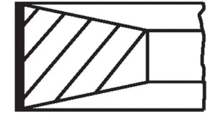 Juego de anillos MAHLE 22905V0 para MAN TGA L/F2000 128x4x3x4mm 51025030806 - Imagen 1 de 3